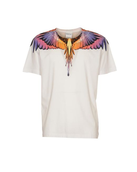 Marcelo Burlon White Icon Wings Regular T-shirt for men