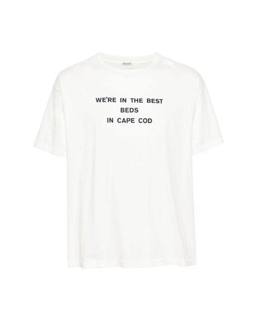 Bode White T-Shirts for men