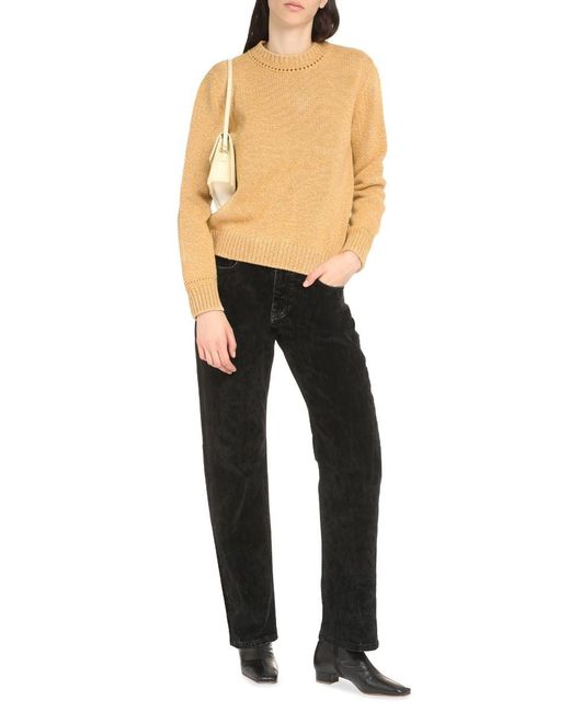 A.P.C. Natural Margery Virgin Wool Crew-neck Sweater