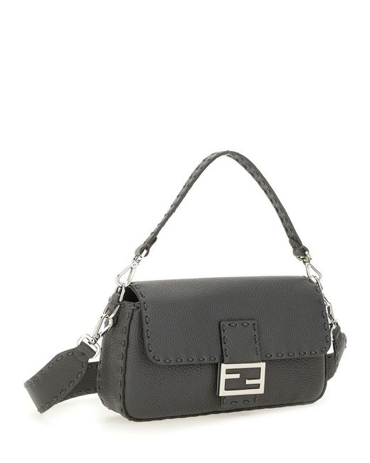 Fendi Black Baguette" Bag