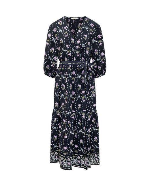 Ba&sh Black Scarf Style Print Dress