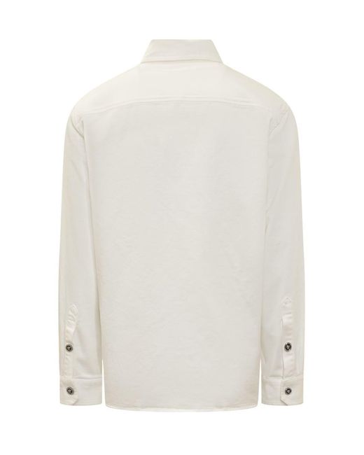 Versace White Denim Shirt for men