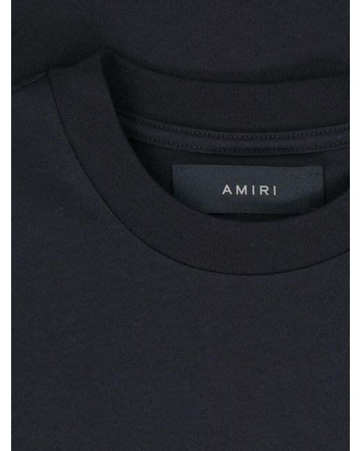 Amiri Black Back Logo T-shirt for men