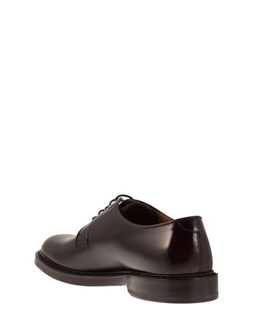 Doucal's Black Horse - Derby Lace-up for men