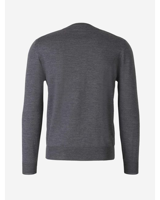 Canali Green Extra Fine Wool Sweater for men