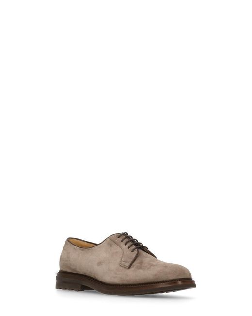 Brunello Cucinelli Brown Flat Shoes for men