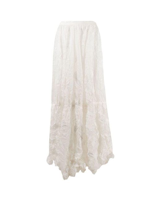 Nina Ricci White Skirts