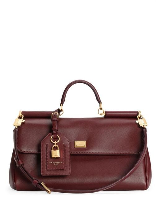 Dolce & Gabbana Purple "My Sicily" Handbag