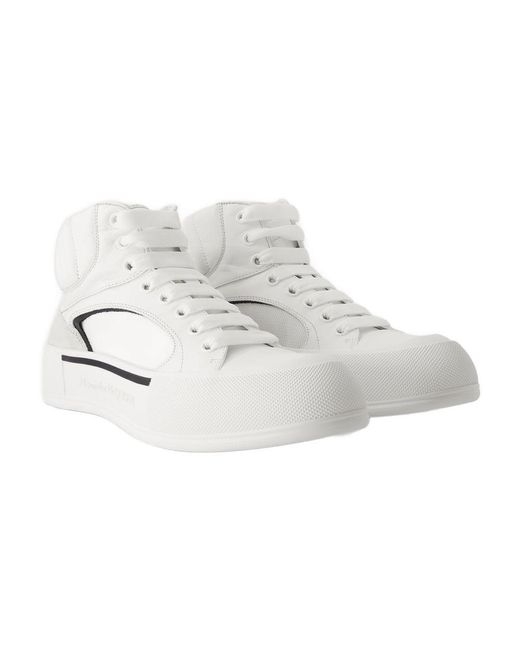 Alexander McQueen White Oversized Sneakers for men