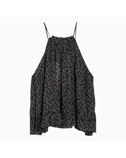 Isabel Marant Black Top With Print