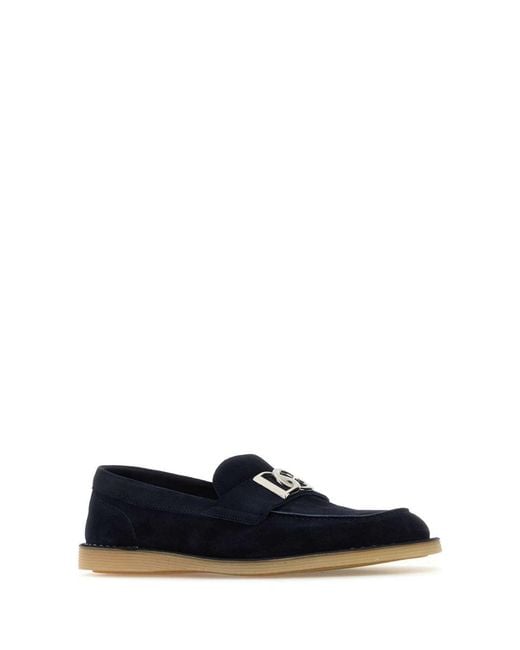 Dolce & Gabbana Blue Moccasters for men