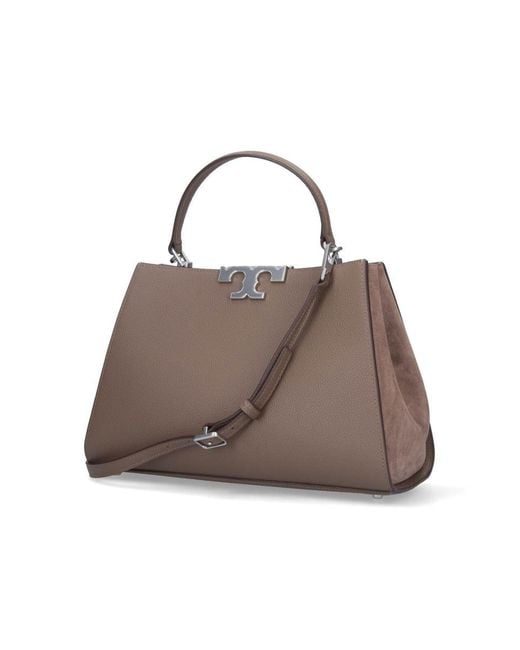 Tory Burch Brown 'Eleanor' Large Top Case