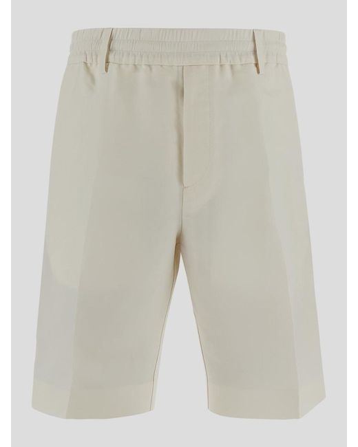 Burberry Shorts in Natural for Men | Lyst