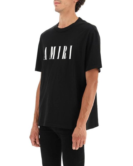 Amiri Black T-shirt Logo Core for men