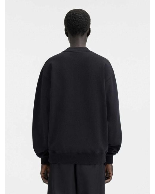 Jacquemus Blue Gros Grain Sweatshirt for men