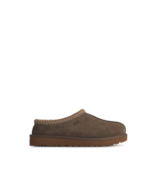 Ugg Brown 'Tasman' Suede Slippers