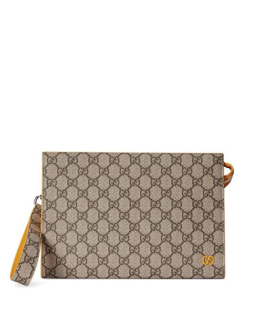Gucci Gray Pouch Bags for men