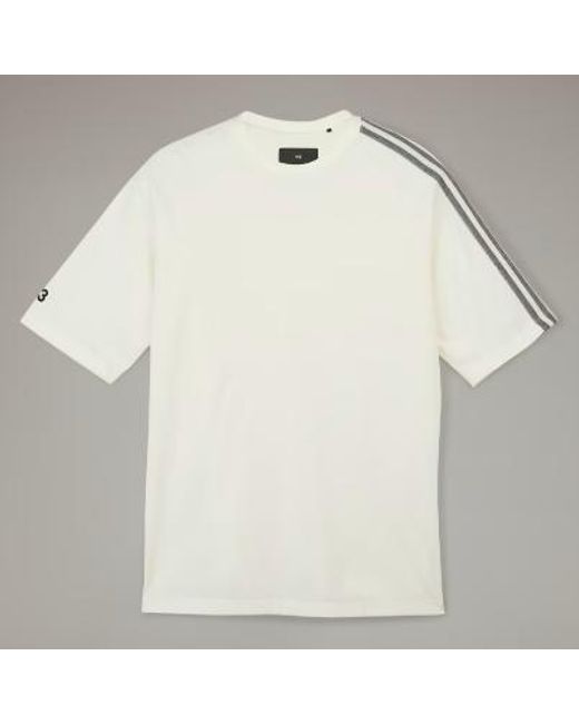Y-3 White Y-3 T-shirts And Polos