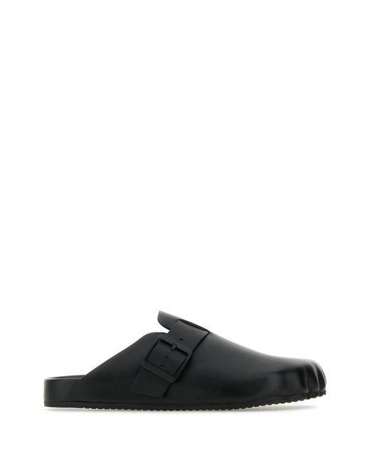 Balenciaga Black Slippers for men