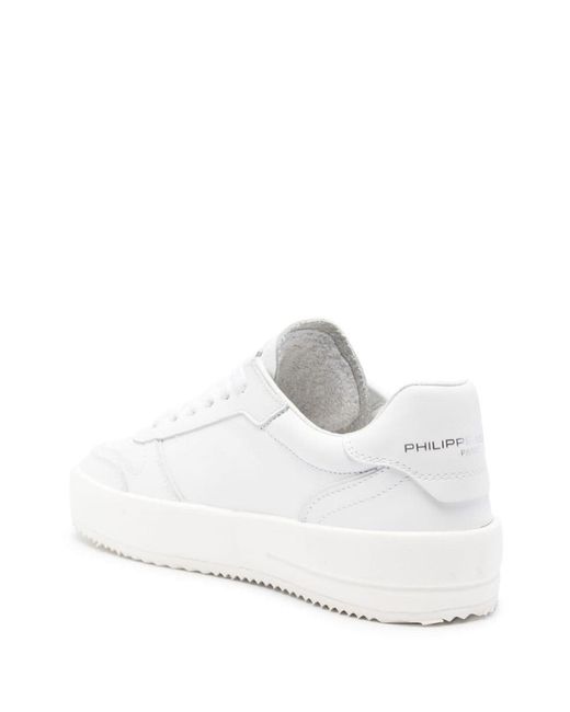 Philippe Model White Nice Low Sneakers