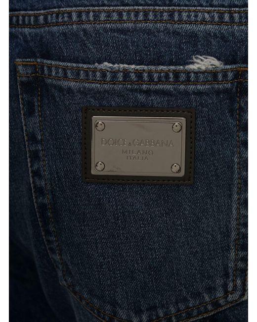 Dolce & Gabbana Blue Cargo Jeans
