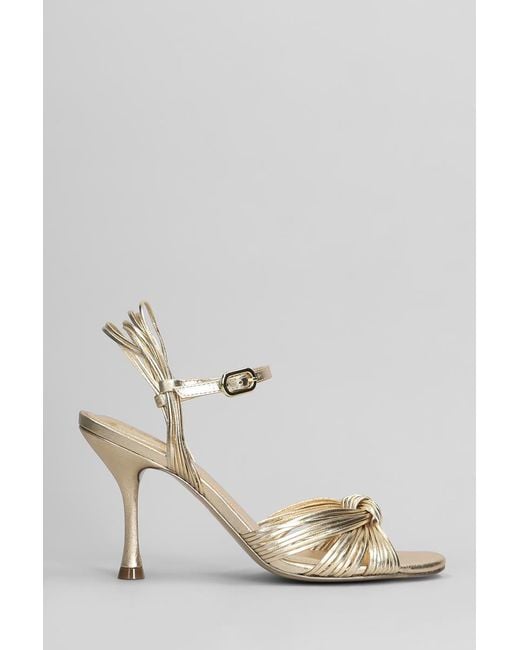 GOLD&ROUGE Metallic Viflu 2 Sandals