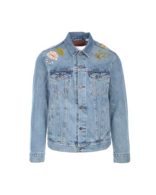 Levi'S X 10 Corso Como Blue Levi's X 10 Corso Como Coats