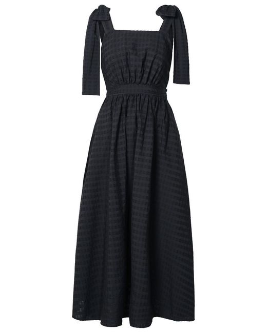 MSGM Black Cotton Blend Dress
