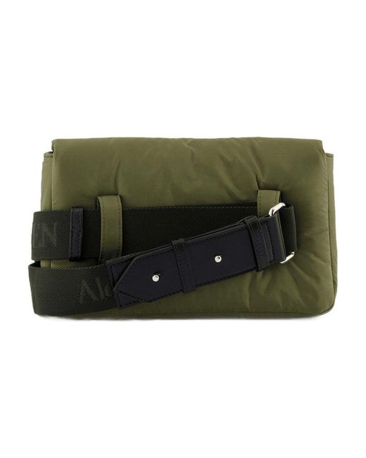 Alexander McQueen Green New Knuckle Bum Crossbody for men