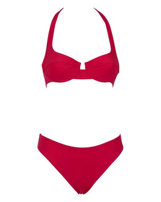 Anjuna Red Bikini Brasserie