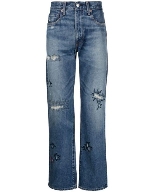 Levi's Blue Made In Japan 505 Regular Jeans for men