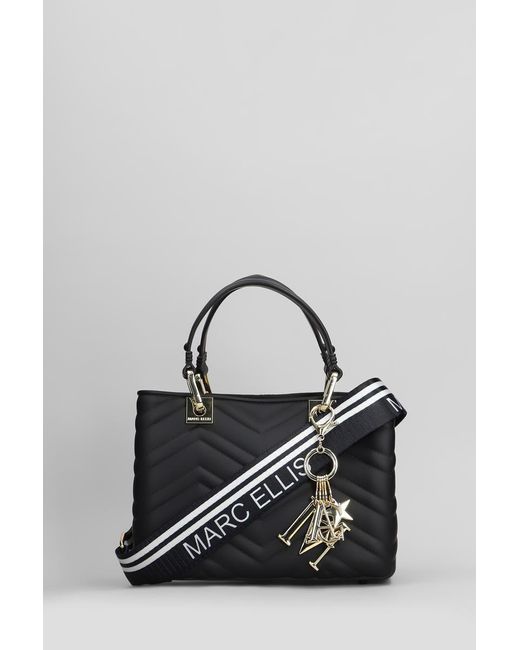 Marc Ellis Black Flat Krissy M Wave Shoulder Bag