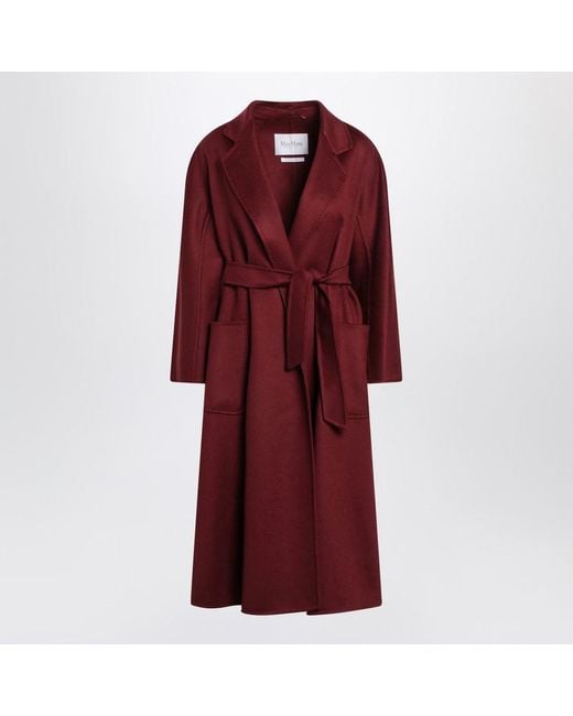 Max Mara Red Raspberry Ludmilla Icon Coat