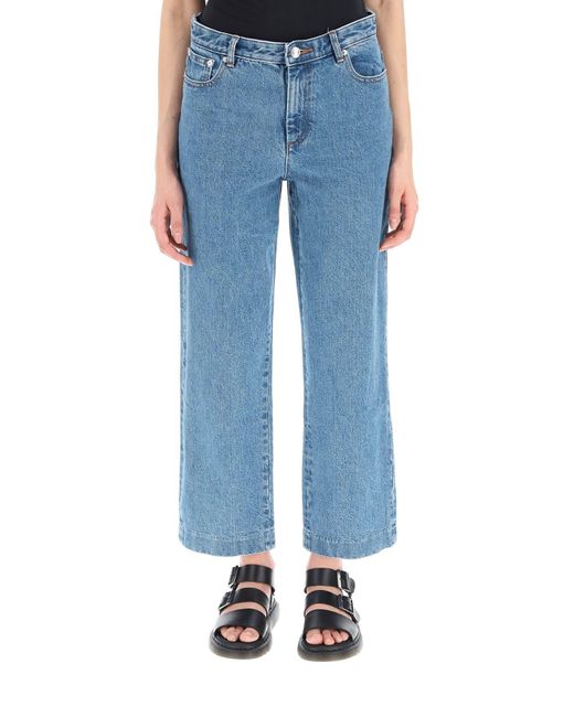 A.P.C. Denim New Sailor Jeans in Blue 