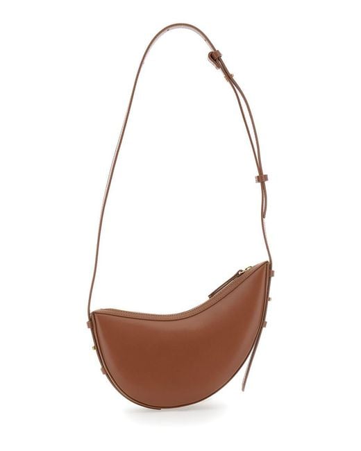 Soeur White 'Wino' Mini Shoulder Bag With Adjustable Shoulder Strap And Asymmetric Design