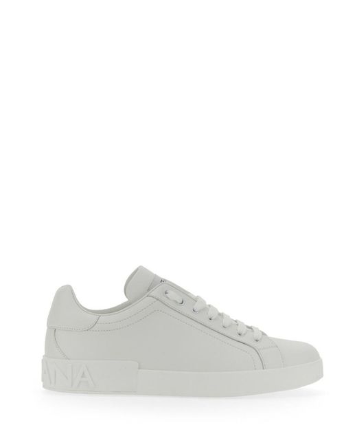 Dolce & Gabbana White Portofino Sneaker for men