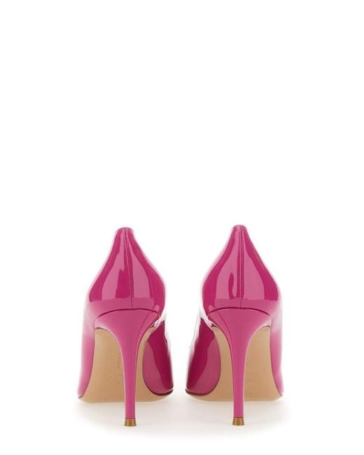 Gianvito Rossi Pink Elegant High Heels With 8.5 Cm Heel