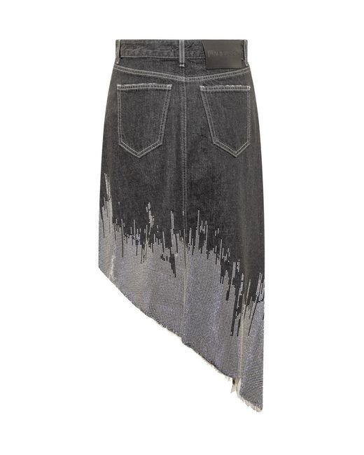 J.W. Anderson Gray Asymmetrical Skirt