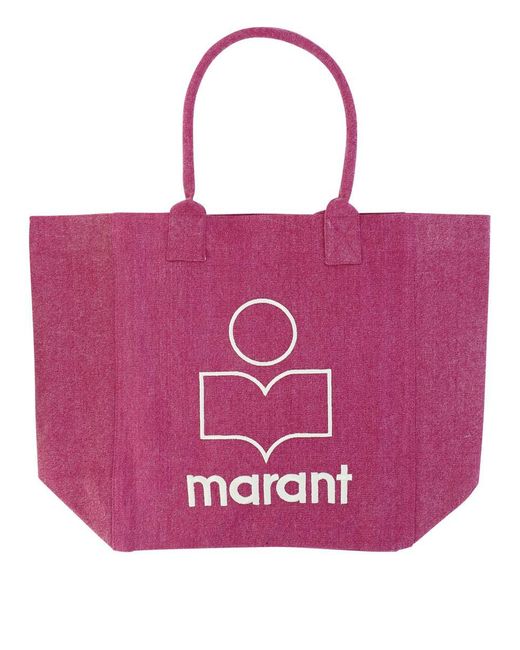Isabel Marant Pink "Yenky" Tote Bag