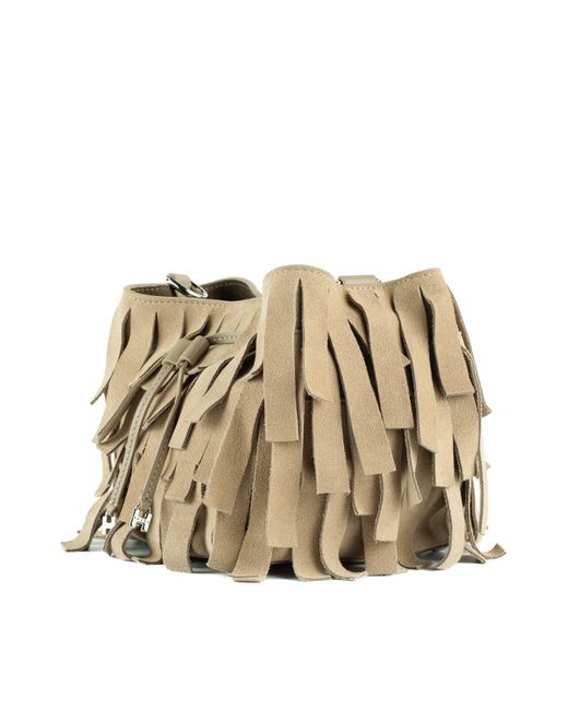 Hogan Natural Hocket Mini Beige Bucket