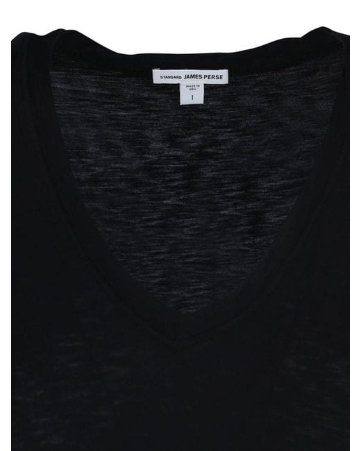 James Perse Black T-Shirts And Polos