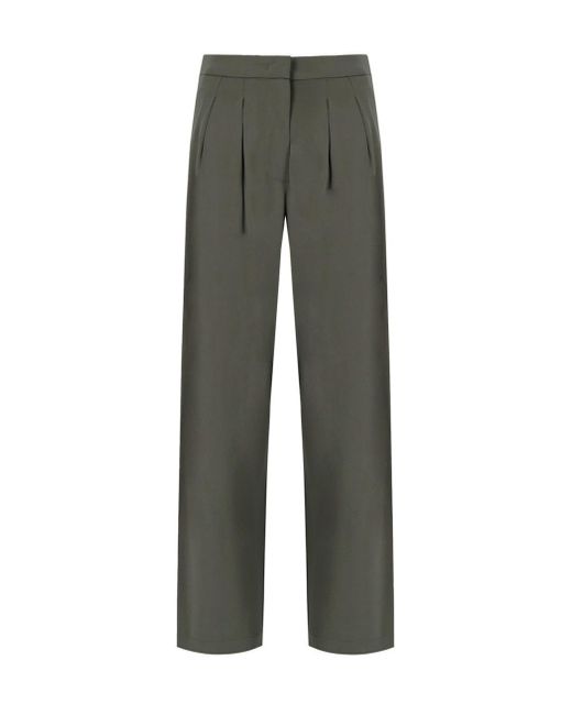 Max Mara Gray Rea Khaki Trousers