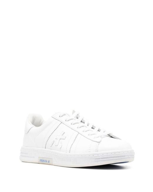 Premiata White 'russell' Low-top Sneakers for men