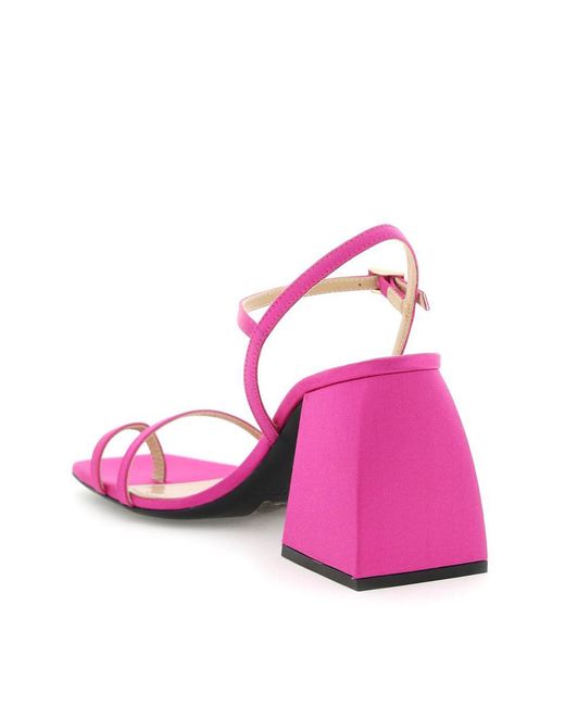 NODALETO Pink 'bulla Sally' Sandals
