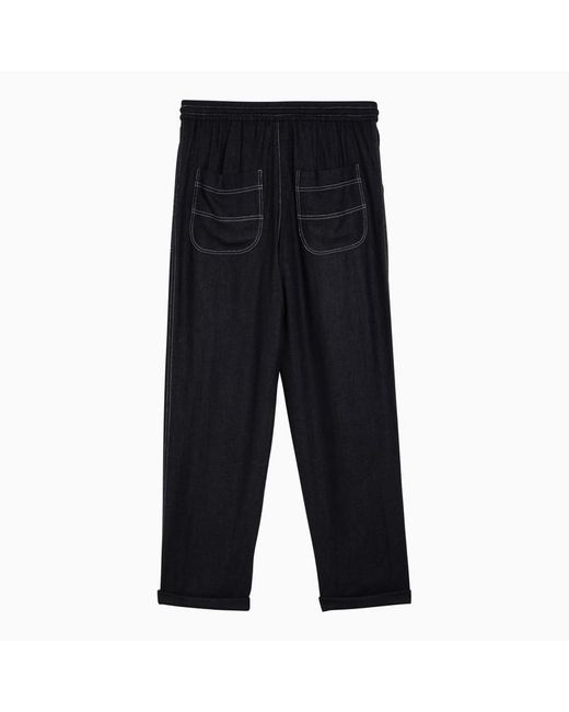 Isabel Marant Black Trousers With Drawstring