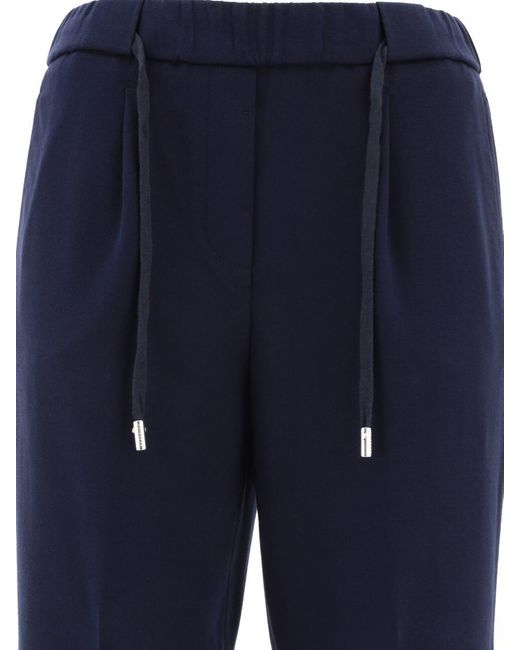 Peserico Blue Track Trousers