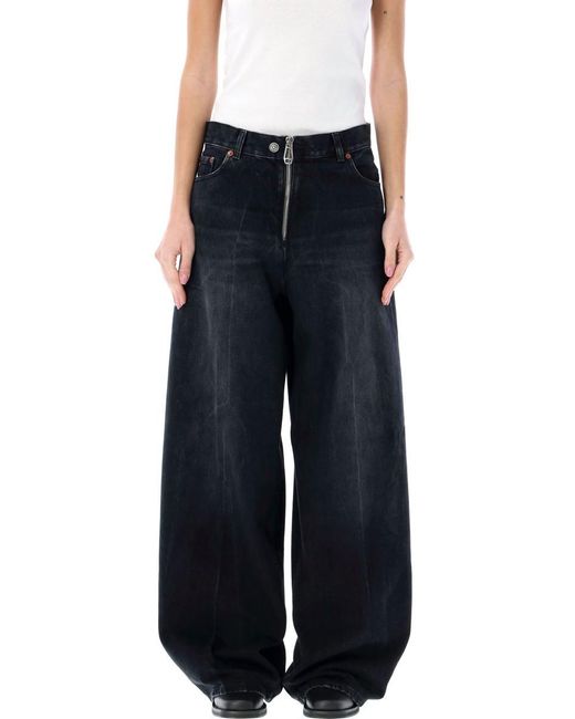 Haikure Blue Bethany Zipped Jeans