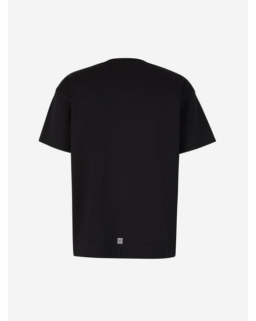 Givenchy Black Reflective Print T-shirt for men