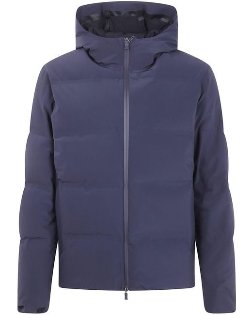 Herno Blue "New Impact" Cropped Jacket for men