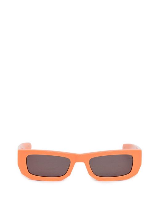 FLATLIST EYEWEAR Pink Bricktop Solid Sunglasses In Orange for men